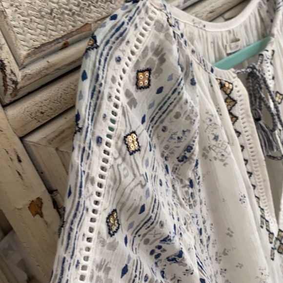 Anthropologie Ecote beautiful peasant shirt - Picture 5 of 13